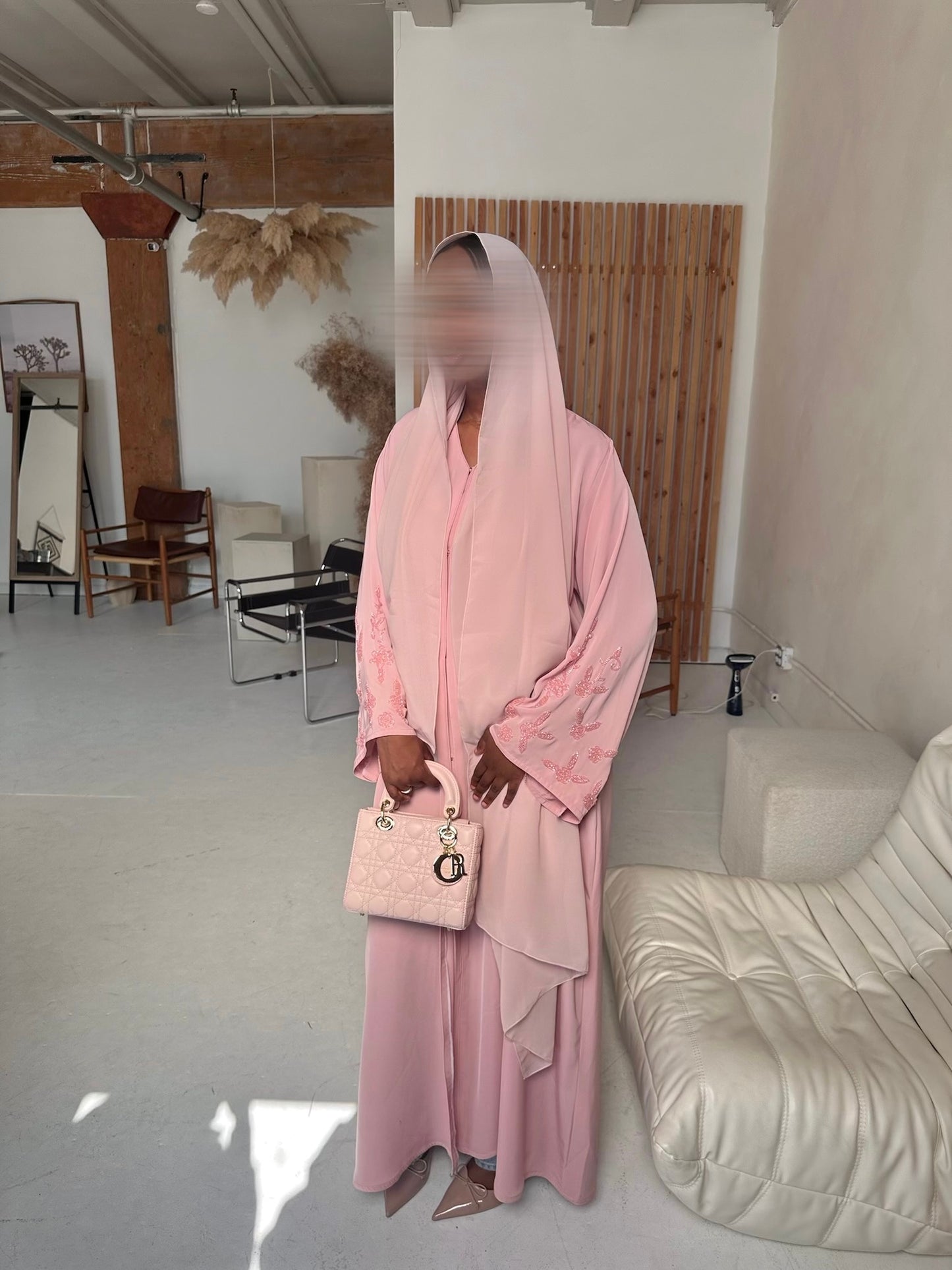 Pink Mirage Abaya